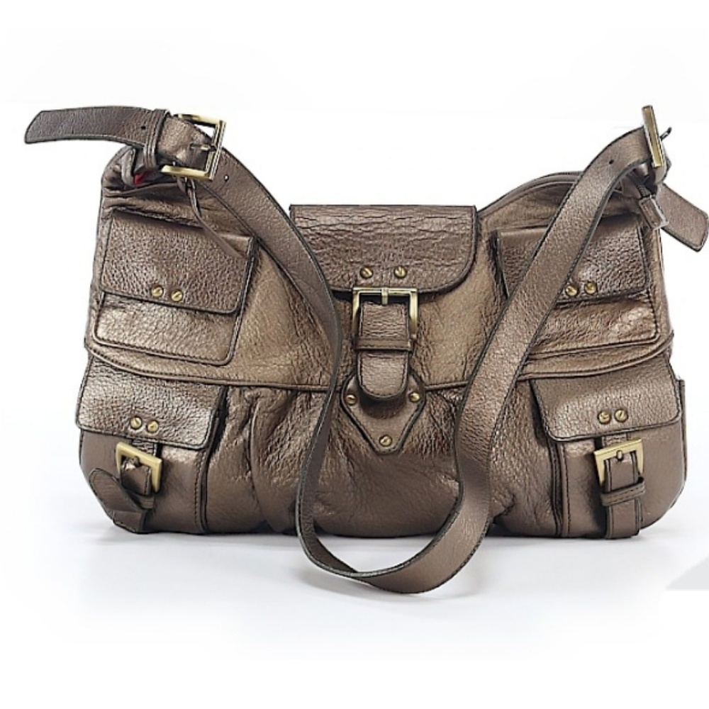 Aqua Madonna Leather Bag